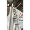 Image 2 : ALUMINUM EXTENSION LADDER APPROX 18FT