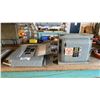 Image 1 : SQUARE D ENCLOSED ON/OFF ELECTRICAL CONTROL BOX & FUSE BOX