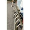 Image 2 : GROUP OF ASSORTED ALUMINUM LADDERS- EXTENSION LADDERS, STEP LADDER