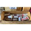 Image 3 : 3 BOXES OF PLUGS, GLASS CLEANER & BELTS