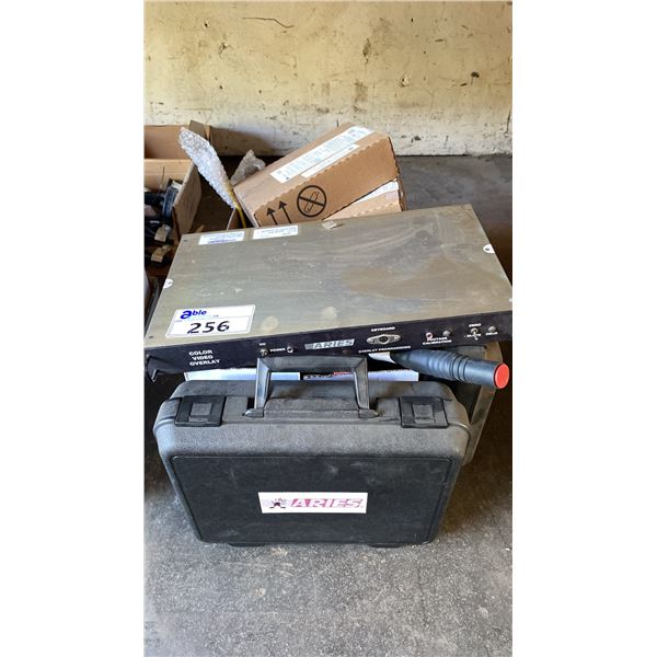 2 TEST KITS, PIG TAILS, TERMINATION KITS & COLOR VIDEO OVERLAY