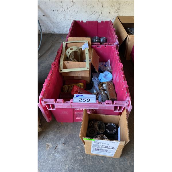 GROUP OF ASSORTED SPARE PARTS FOR MS45 WATER PUMP