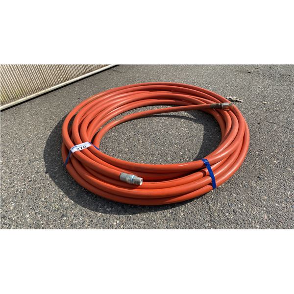 ORANGE HEAVY DUTY INDUSTRIAL WATER HOSE