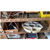 Image 11 : APPROX 20'L ASSORTED METAL ADJUSTABLE SHELVING WITH CONTENTS INCLUDING PARTS, HARDWARE, TRAILER