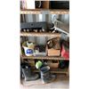 Image 14 : APPROX 20'L ASSORTED METAL ADJUSTABLE SHELVING WITH CONTENTS INCLUDING PARTS, HARDWARE, TRAILER