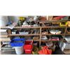 Image 9 : APPROX 20'L ASSORTED METAL ADJUSTABLE SHELVING WITH CONTENTS INCLUDING PARTS, HARDWARE, TRAILER