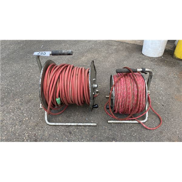 REEL OF AIR LINE & REEL OF ROPE