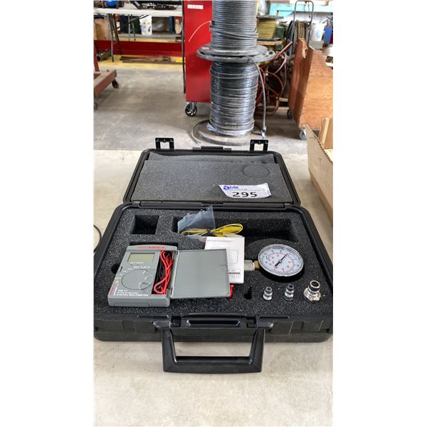 ARIES PM-11 DIGITAL MULTIMETER SET IN HARD TRANSPORT CASE *MISSING PIECES*