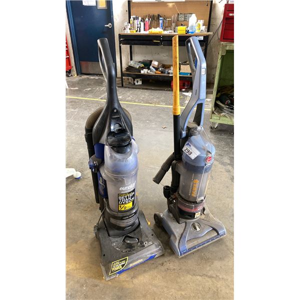 HOOVER & EUREKA UPRIGHT BAGLESS VACUUMS