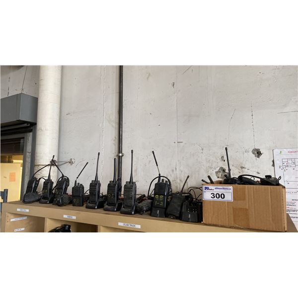 LARGE GROUP OF ASSORTED 2 WAY RADIOS