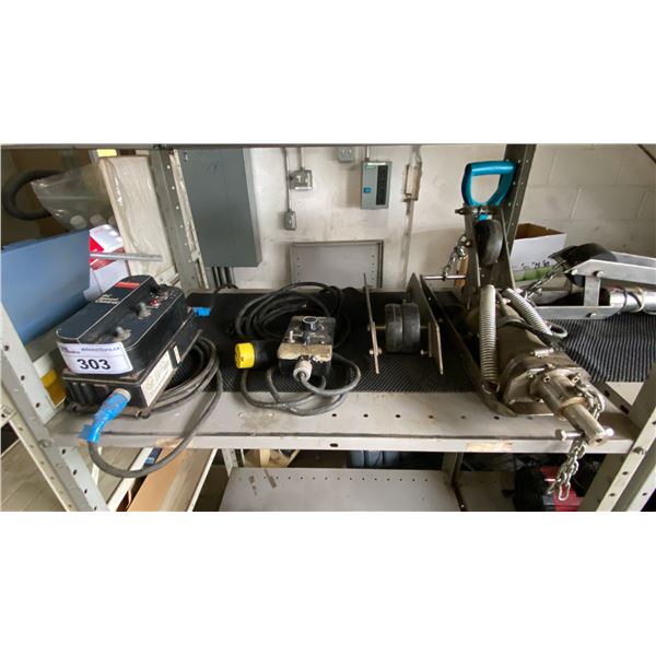 8"-12" ROTATING SKID WITH CONTROLLER & DAYTON SPEED CONTROLLER