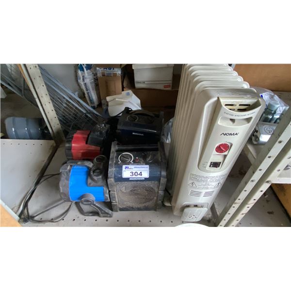 GROUP OF ASSORTED HEATERS