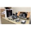 Image 1 : CREWPLEX DR10-900 WIRELESS TEAM COMMUNICATION SYSTEM WITH 4 SMART BOOM PRO SINGLE EAR HEADSETS & 3