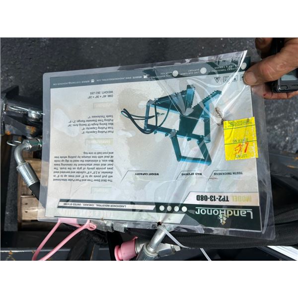2-New Landhonor TP1308D  Tree/Post Puller For Skid Loader - 2 X $