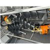 Image 2 : 2-New Landhonor  SAD1223C Auger Driver, 2 Bits Set Attachment For Skid Loader -