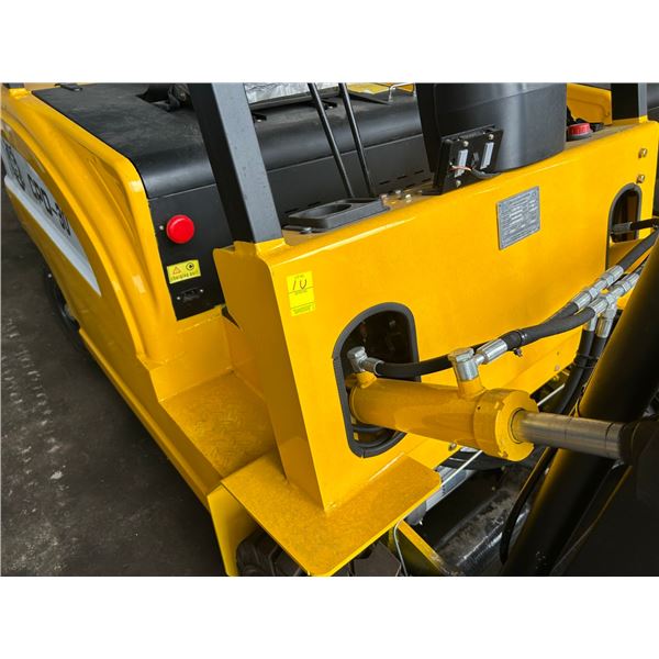 New Golieth CPD30  6K  LB  Cap Electric Forklift w/Hard Pneumatic Tires, Dbl Mast,