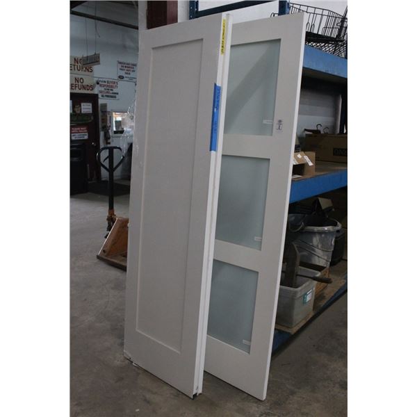 Opaque Glass Door, Flat Panel Doors