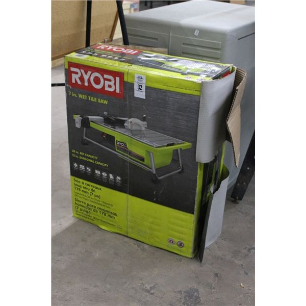 Ryobi 7"  Wet Tile Saw