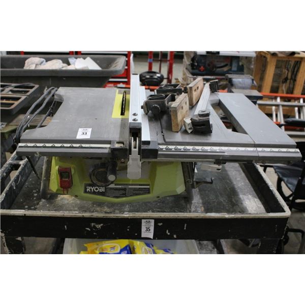 Ryobi  10"  Table Saw