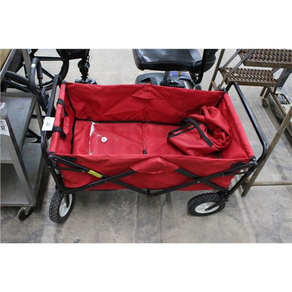Red Folding Wagon