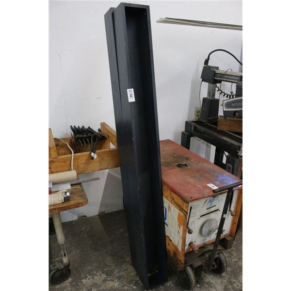 Blue Painted  6'  Planter Bins - Pair