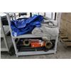 Image 1 : Tarp, Drop Cloth, Paint Supplies - Bottom 2 Shelves