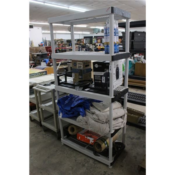 Plastic Storage Rack