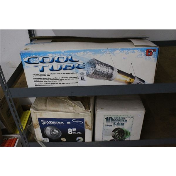 Cool Tube For Growing,  10"  Booster Fan, Vortex Power Fan