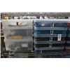 Image 2 : 37-Plastic Tote Bin w/Electronic Hardware - 37 X $