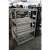 Image 1 : White Plastic Storage Rack