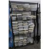 Image 1 : Plastic Storage Bins w/Door Pulls/Hardware On Rack