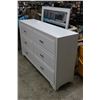 Image 3 : White 6 Drawer Dresser w/Mirror