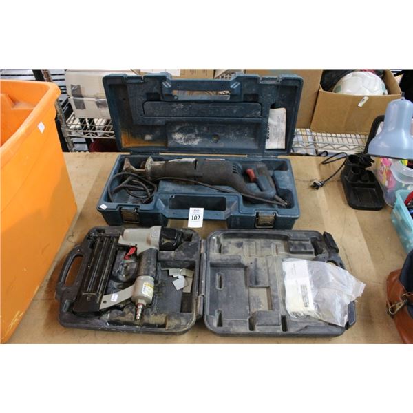 Bosch Sawzall, PC Brad Nailer