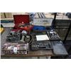 Image 1 : Stud Gun, Bit Set, Milwaukee HD Drill, Pump, Sharpener, Cordless Drill