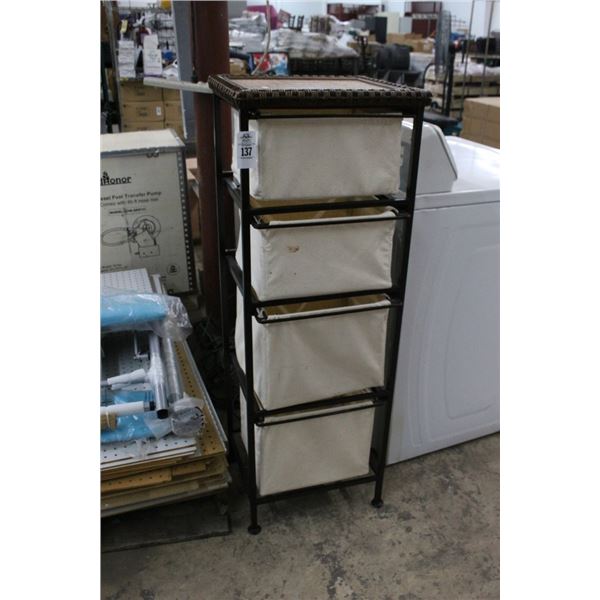 4 Basket Storage Bins