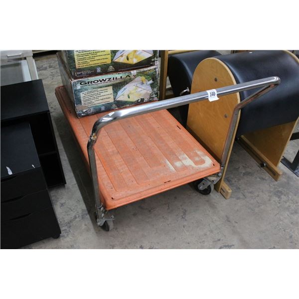 Flat Bed Warehouse Cart