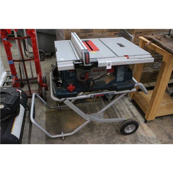Bosch Table Saw w/Sawbuck Cart