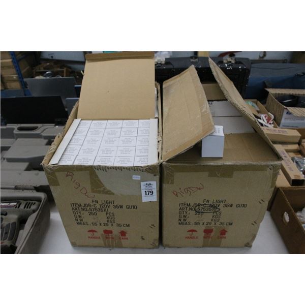 Boxes 2 w/Small UV Light Bulbs