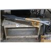 Image 1 : Saw, Shovel, Wooden Bench