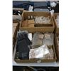 Image 1 : Boxes 2 w/Dowels, Hardware, Tape Measures