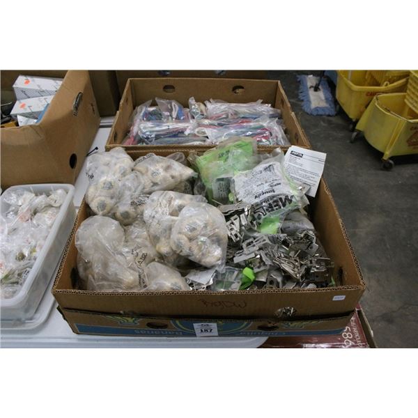 Boxes 2 w/Door Pulls, Cabinet Hardware, Wire Harness
