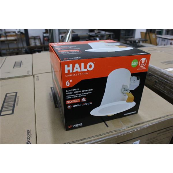 24-Halo  6"  Recessed Lighting  4PK  - 24 X $