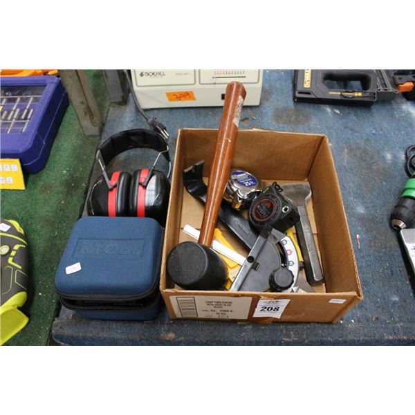 Hand Tools, Laser Level, Ear Muffs