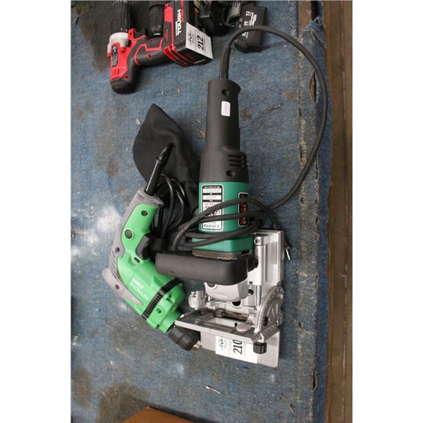 Grizzly Pro Biscuit Cutter, Hitachi Electric Drill