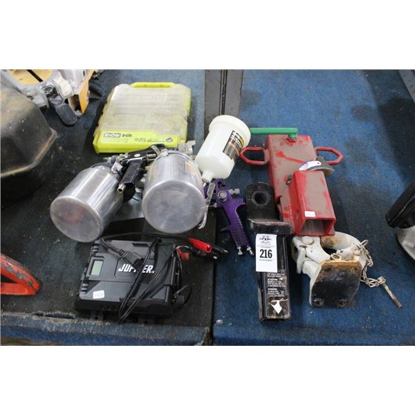 Ring Hitch, Forklift Hitch, Paint Spray Guns, Drill Index