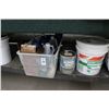 Image 3 : Joint Compound, Maintenance Fluids, Wood Clamps - Bottom Shelf