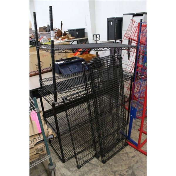 Metro Black Shelving