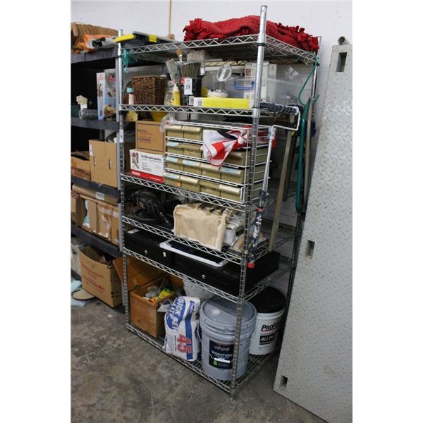 Tools, Hardware On Rack