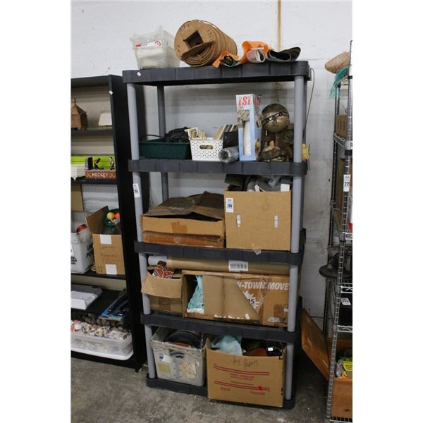 Plastic 5 Shelf Storage Rack