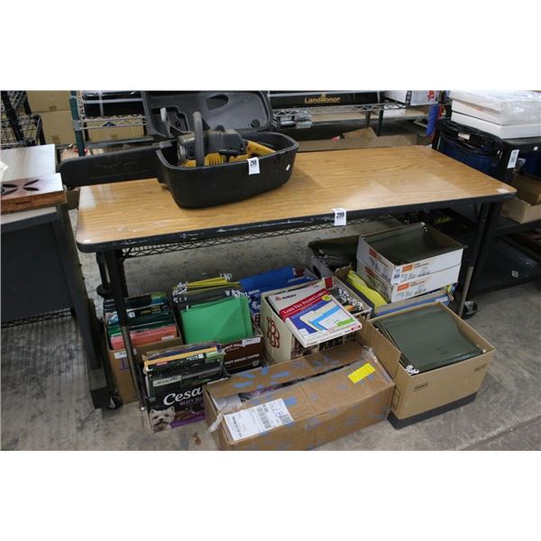 Adjustable Height Worktable